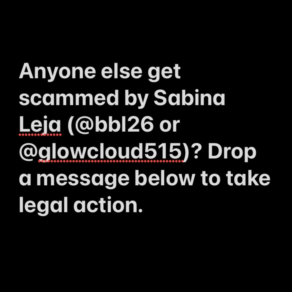 SCAMMER ALERT! Sabina “Bri” Leja